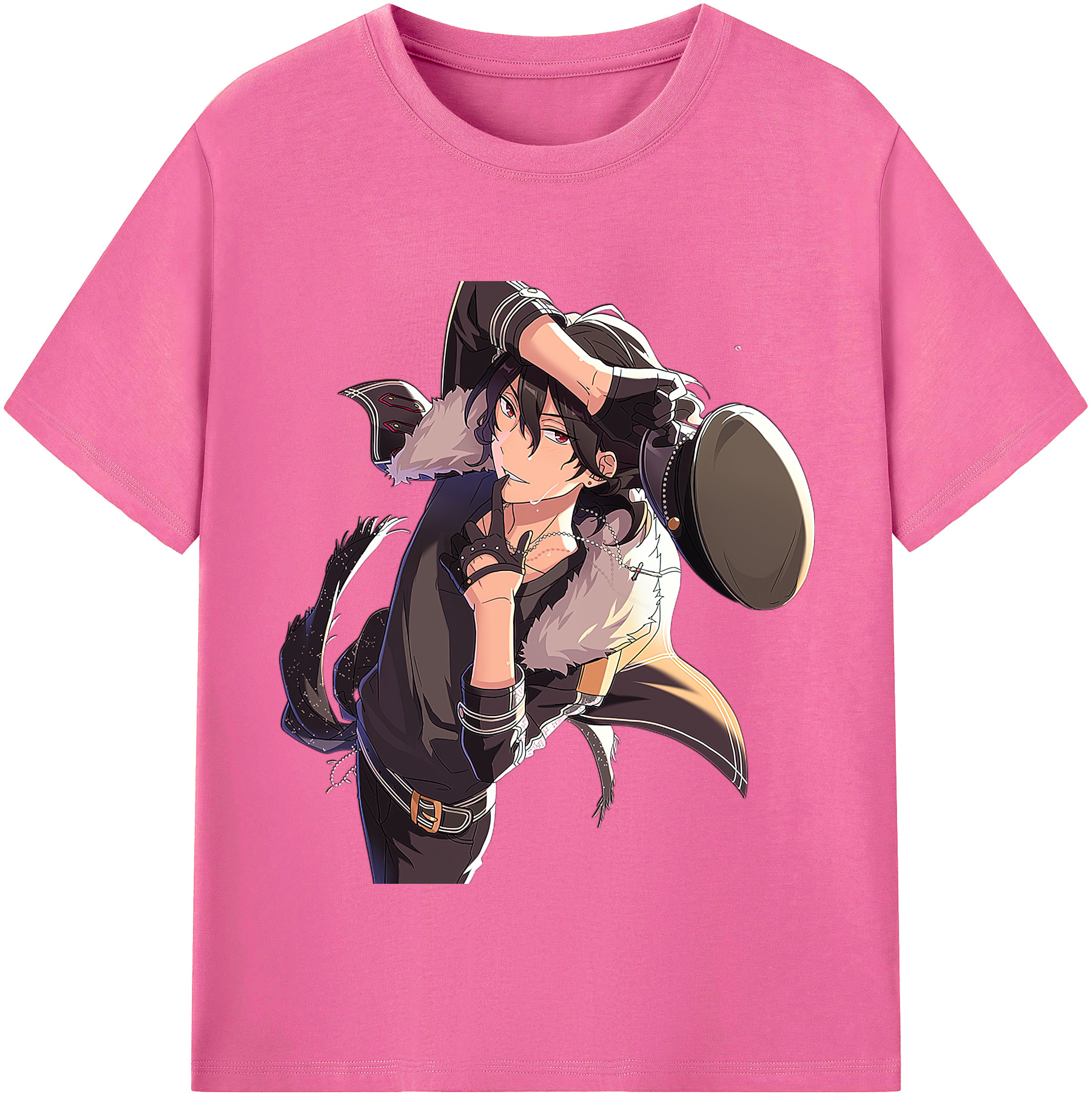 （画像用） あんさんぶるスターズ! Ensemble Stars レディースカジュアルプリントTシャツ（綿100％）